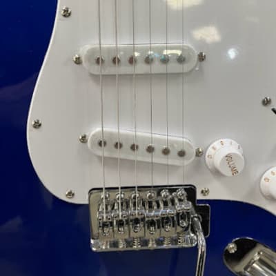 Austin AST100 Double Cutaway Electric Guitar Blue image 9