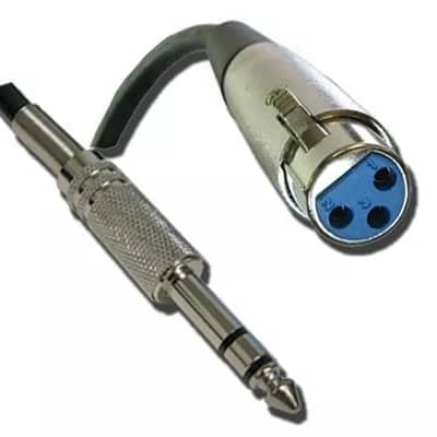6 Pack - 10Ft Xlr 3-Pin Female To 1/4" Stereo Shielded Microphone Mic Cable image 2