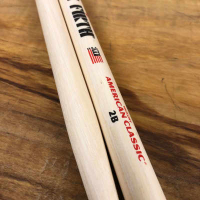 Vic Firth 2B American Classic Sticks - Hickory (pair) image 4