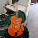 2007 Orange Gretsch Hollow-body Electric Guitar - G5120