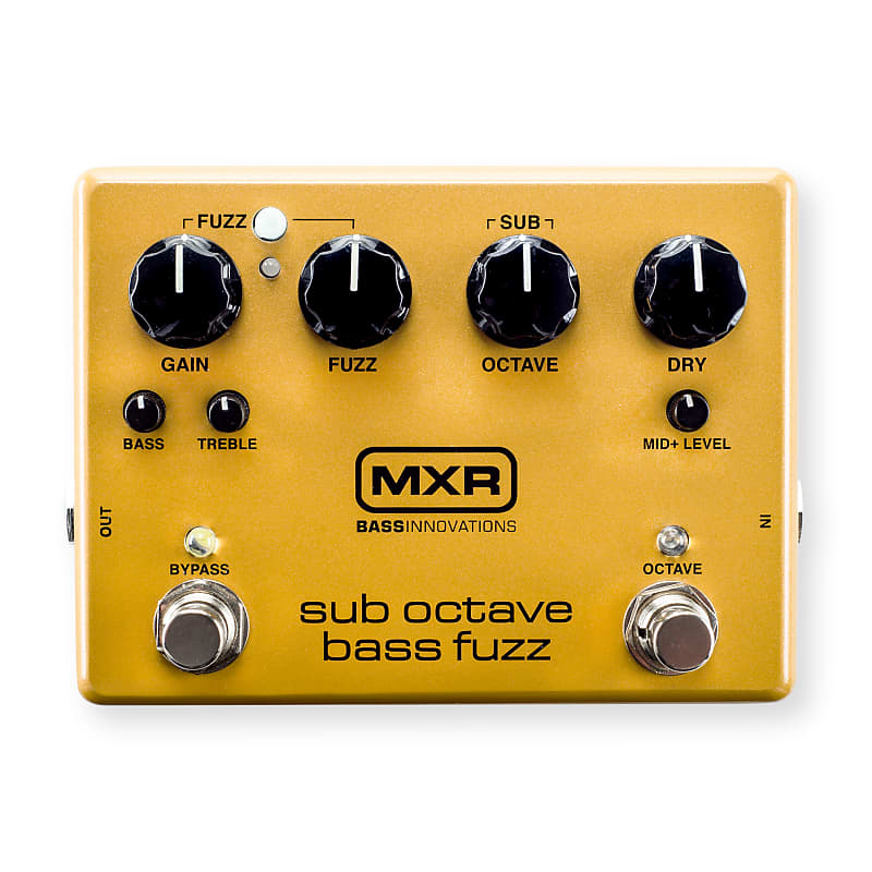 Used MXR M287 Sub Octave Bass Fuzz Bass Guitar Effects Pedal image 1
