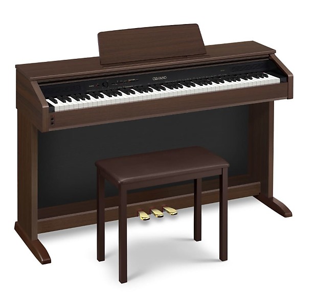 Casio Celviano AP260BN Oak 88 Note Fully Weighted Digital Piano Piano Bench Reverb Australia