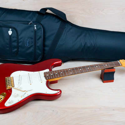 Fender Traditional '60s Stratocaster w/ Gold Hardware MIJ 2017 Candy Apple Red w/ Bag image 6