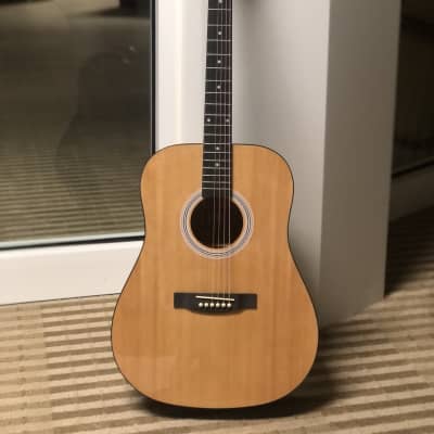 Left Handed Rogue Dreadnought Acoustic Guitar image 1