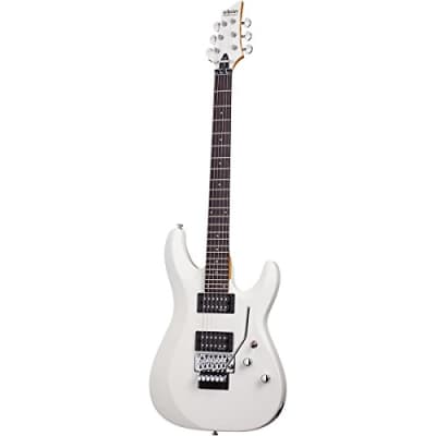 Schecter C-6 FR Deluxe Electric Guitar Satin White image 8