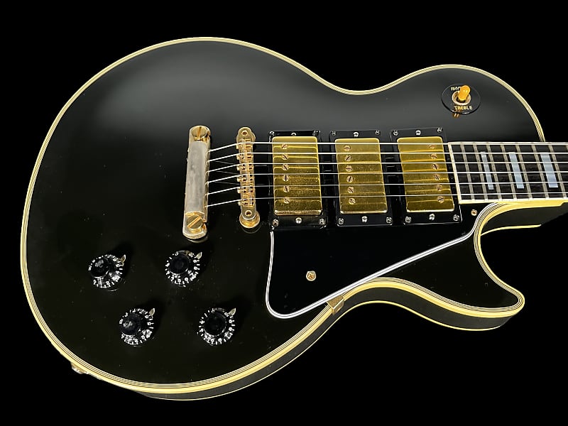 1989 Gibson Les Paul Custom 35th Anniversary Limited Edition w 3 Pickups ~ Ebony image 1