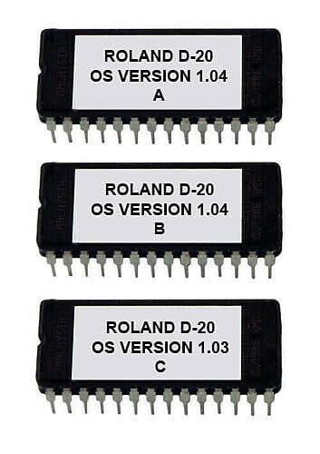 Roland D-20 - Version 1.04 Latest Firmware OS Upgrade Update eprom rom D20 image 1