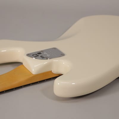 2022 Fender American Professional II Jazz Bass Olympic White w/OHSC image 12