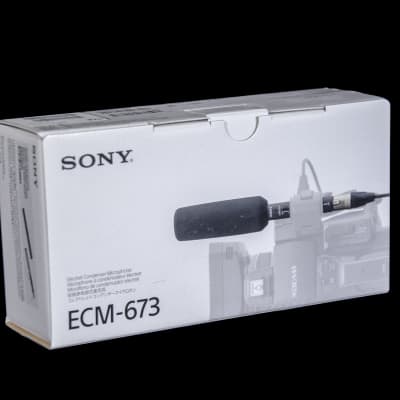 Sony ECM-673/9X Short Shotgun Electret Condenser Type Microphone image 1