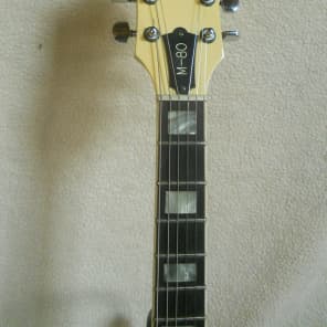 Guild M-80 Series 1976 Yellowed White image 5