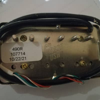 Gibson 490R 490T 4 conductor humbuckers - Chrome image 4