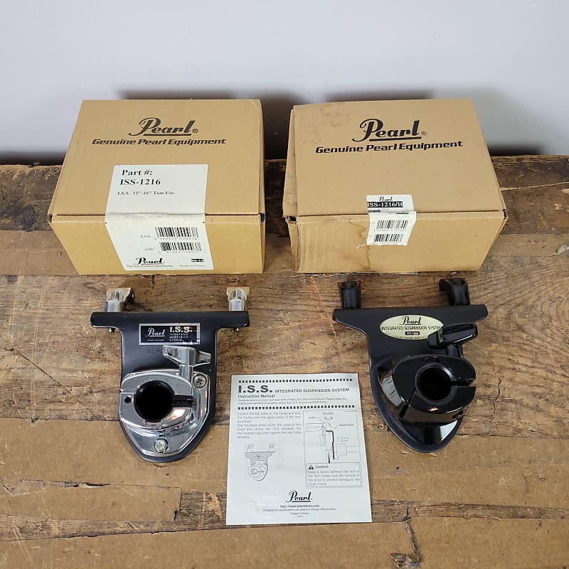 Pearl ISS 1216 Integrated Suspension System Black/Chrome Reverb