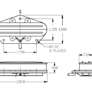Seymour Duncan STHR-1 Hot Rails for Tele -  Lead (Bridge), black image 8