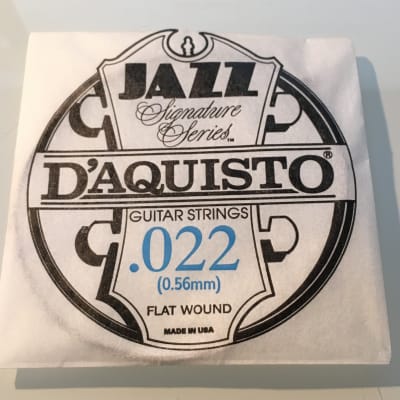 D'Aquisto RARE Jazz Signature Series String .022
