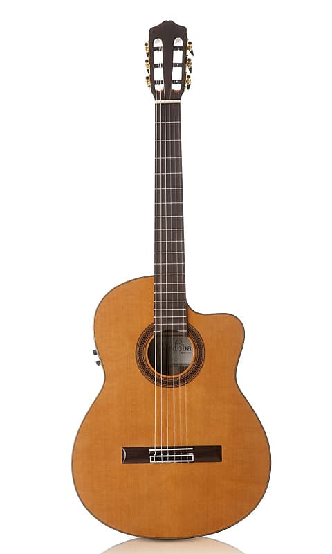 Cordoba C7-CE - Solid Cedar Top Acoustic Electric Classical Guitar - Indian Rosewood Back/Sides image 1
