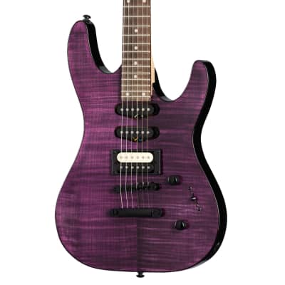 Kramer Striker Figured HSS Stoptail Electric Guitar (Transparent Purple) for sale