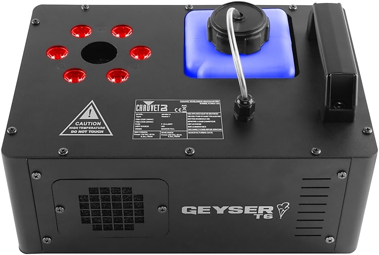 Chauvet DJ Geyser T6 RGB Illuminated Vertical Fog Machine image 1
