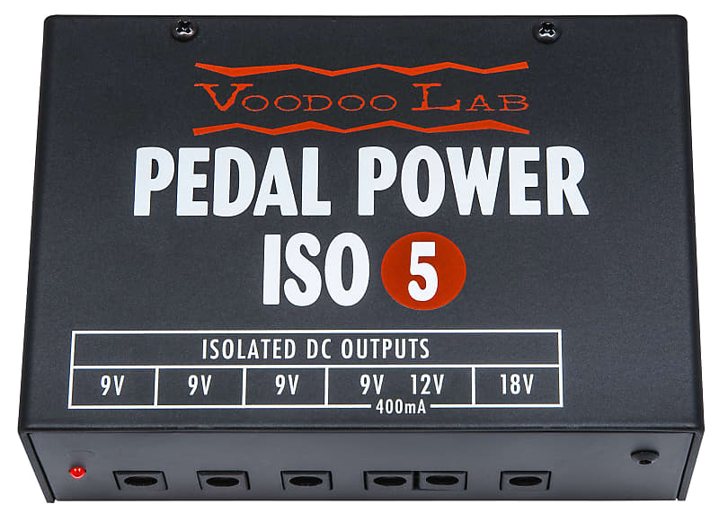 Voodoo Lab Pedal Power ISO-5 Isolated Pedal Board Power Supply 9V