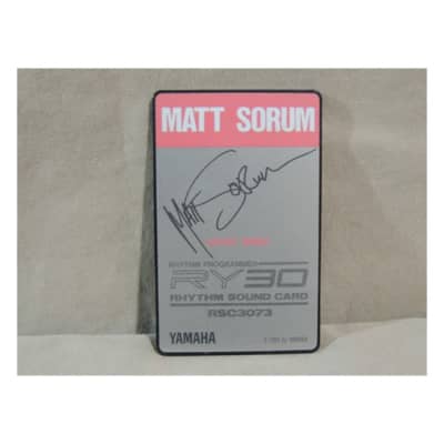 Yamaha RY30/RM50 Sound Card RSC3073 "Matt Sorum" [Three Wave Music] image 1