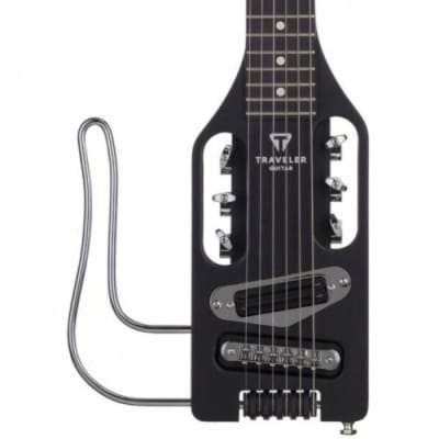 Traveler Guitar Ultra-Light Matte Black Travel Left Handed, Electric Guitar & Case image 5