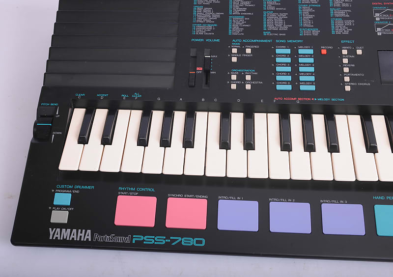 Yamaha PSS-780 Music Station Keyboard FM Synthesizer 61 Keys
