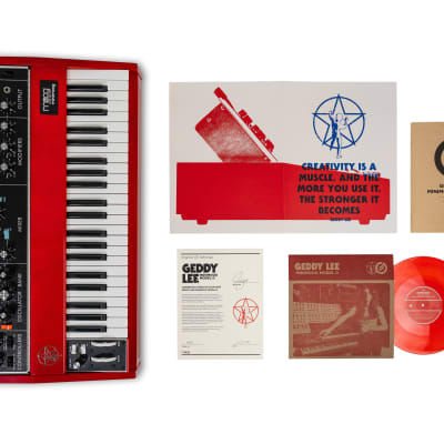 Moog Music Geddy Lee Minimoog Model D + Signed COA + Limited Edition Vinyl image 1