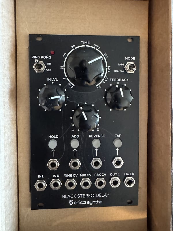 Erica Synths Black Stereo Delay