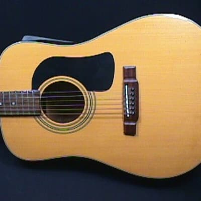 A Vintage Washburn Model 10I Flat Top Guitar in it's Original Case as-is   11 G image 2