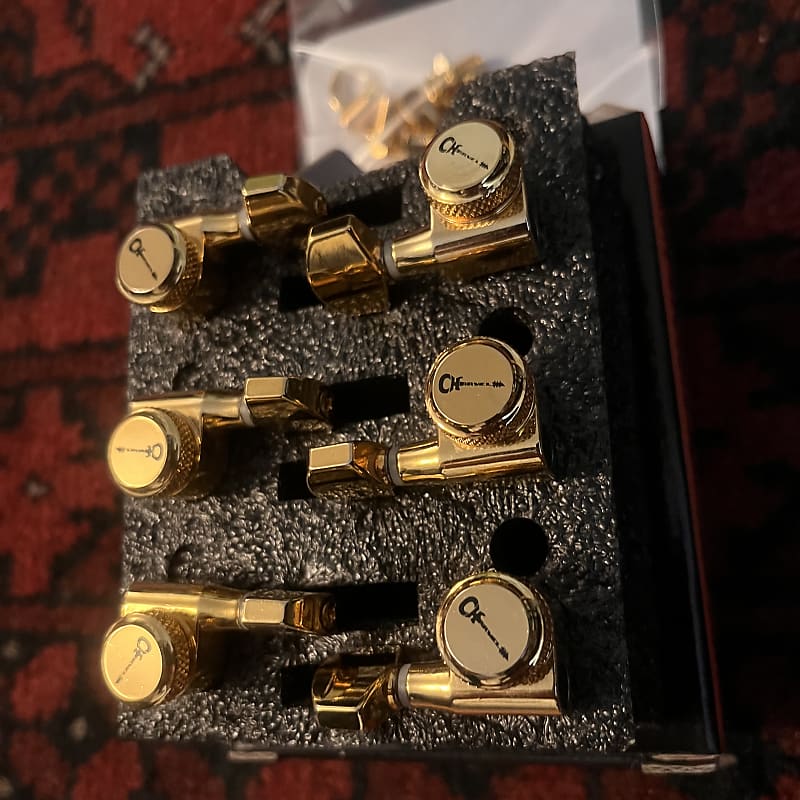 Charvel Locking Staggered Tuners, Gold, 6 inline, 2023 Reverb
