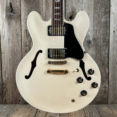 Gibson ES-335 1968 - Factory Alpine White with Gold Hardware One of a Kind image 1