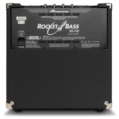 Ampeg RB-108 1x8  Rocket Bass Guitar Combo Amplifier, 30W image 3