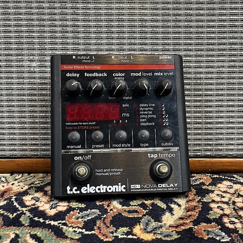 TC Electronic ND-1 Nova Delay 2004 - Present - Black | Reverb