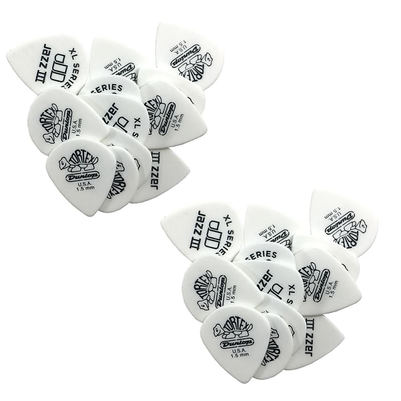 Dunlop Guitar Picks Jazz III XL 24 Pack 1.50 MM Light (498P1