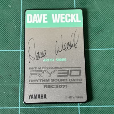 YAMAHA RHYTHM SOUND CARD RSC3071 DAVE WECKL RY30
