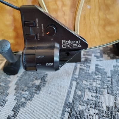 Roland GK-2A Divided Guitar Pickup with hollow body guitar and Roland GR-20 synth bundle