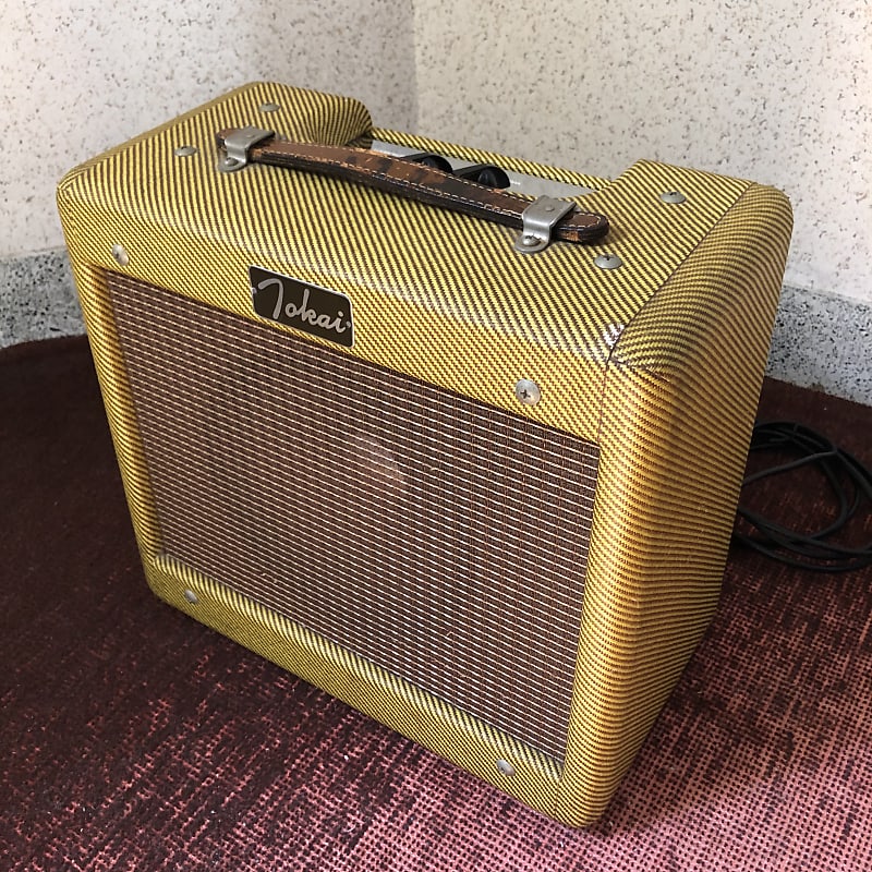 TOKAI TA-35 OC / 1981 or mid '80s MIJ / Fender Champ Copy / Japan Vintage  Tweed Combo Amp for AC100V