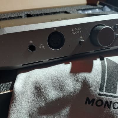 Monoprice Monolith Liquid Gold X Balanced Headphone Amplifier and DAC by Alex Cavalli 2022 for sale