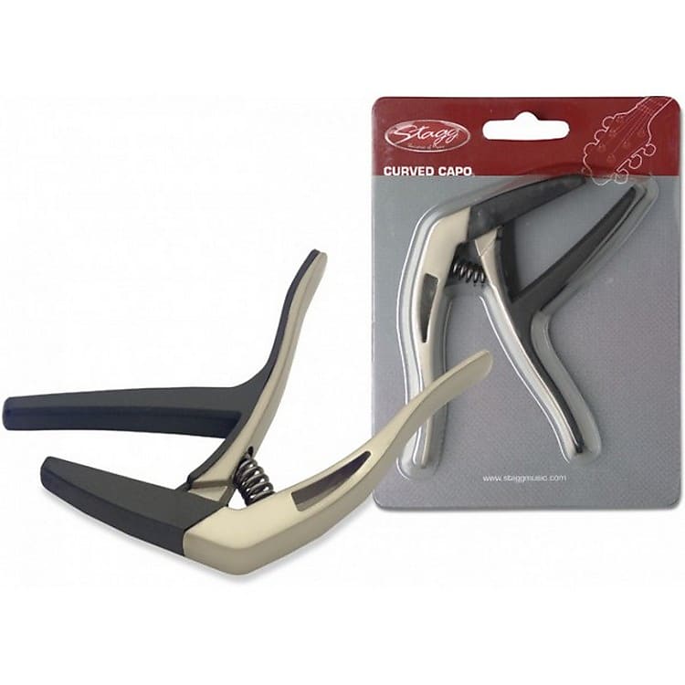 Stagg SCPX-CU Capo Trigger Style Chrome Finish image 1