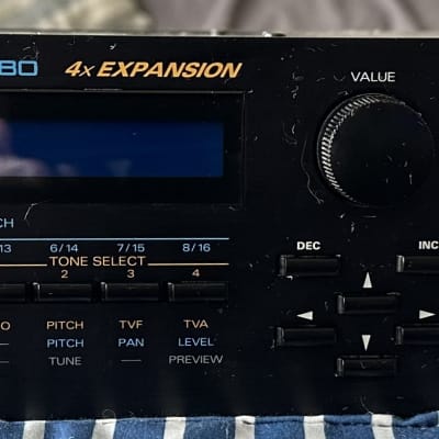 Roland Super  JV-1080 4x Expansion Synth Module  mid-90's - Black