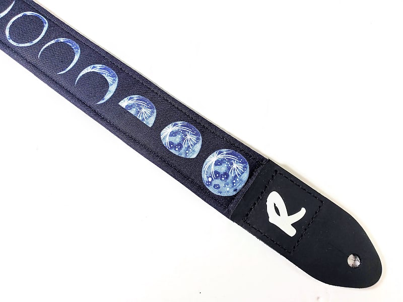 Moon Phases Ukulele Strap Blue Moon Ukulele Strap Handmade Reverb