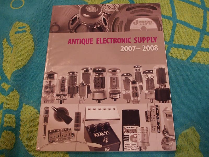 ANTIQUE ELECTRONIC SUPPLY 2007 catalog flyer tubes and more Reverb
