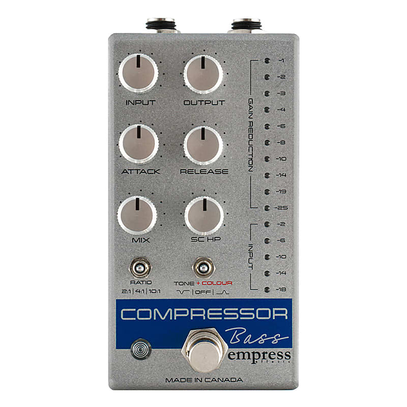 Empress Bass Compressor Silver Sparkle image 1