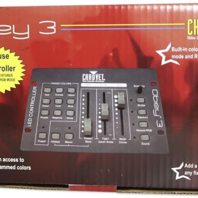 Chauvet DJ Obey 3 Universal Dmx 512 Controller With 3 Channels image 6