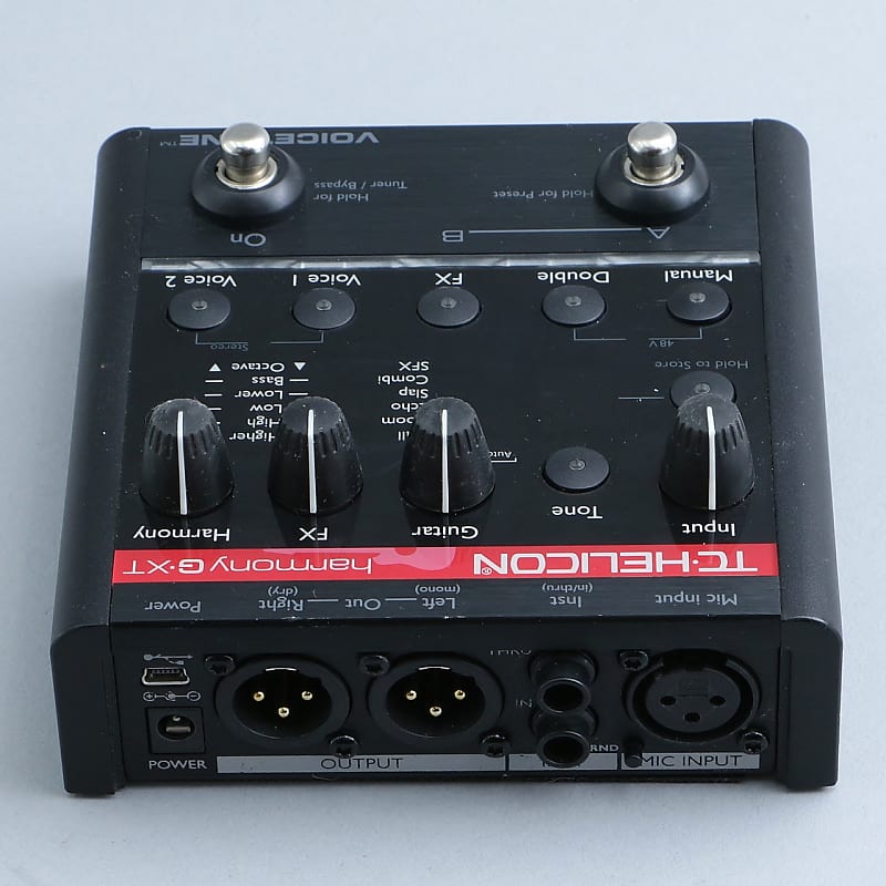 TC Helicon Voicetone Harmony G-XT Vocal Effects Pedal P