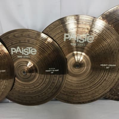 Paiste 900 Series 5 Piece Heavy Cymbal Set/New with Warranty/Model-190HXTE image 4