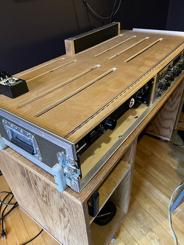 Custom pedal board, rack mount and shelves on wheels Custom Reverb