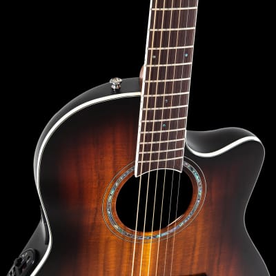 Ovation CS28P-KOAB-G E-Acoustic Guitar Celebrity Standard Plus Super Shallow Koa Burst image 8