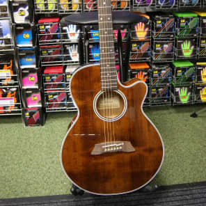 Takamine EF261S AN Legacy Series FXC Cutaway Acoustic/Electric Guitar Gloss Antique Stain