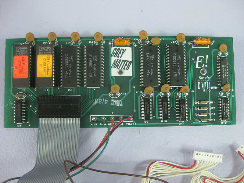 Yamaha DX7IIFD Main board plus E! Grey Matter board DX7 IIfd