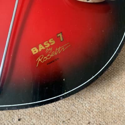 Egmond Rossetti bass 7 1960's Red image 3